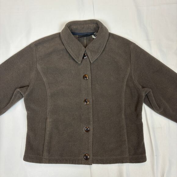 Vintage Patagonia Fleece Button Down Jacket Women's Small USA Granola - Picture 2 of 9